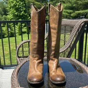 Frye Tan Leather Interior Frye Paige knee high Tan Leather Interior main image 2